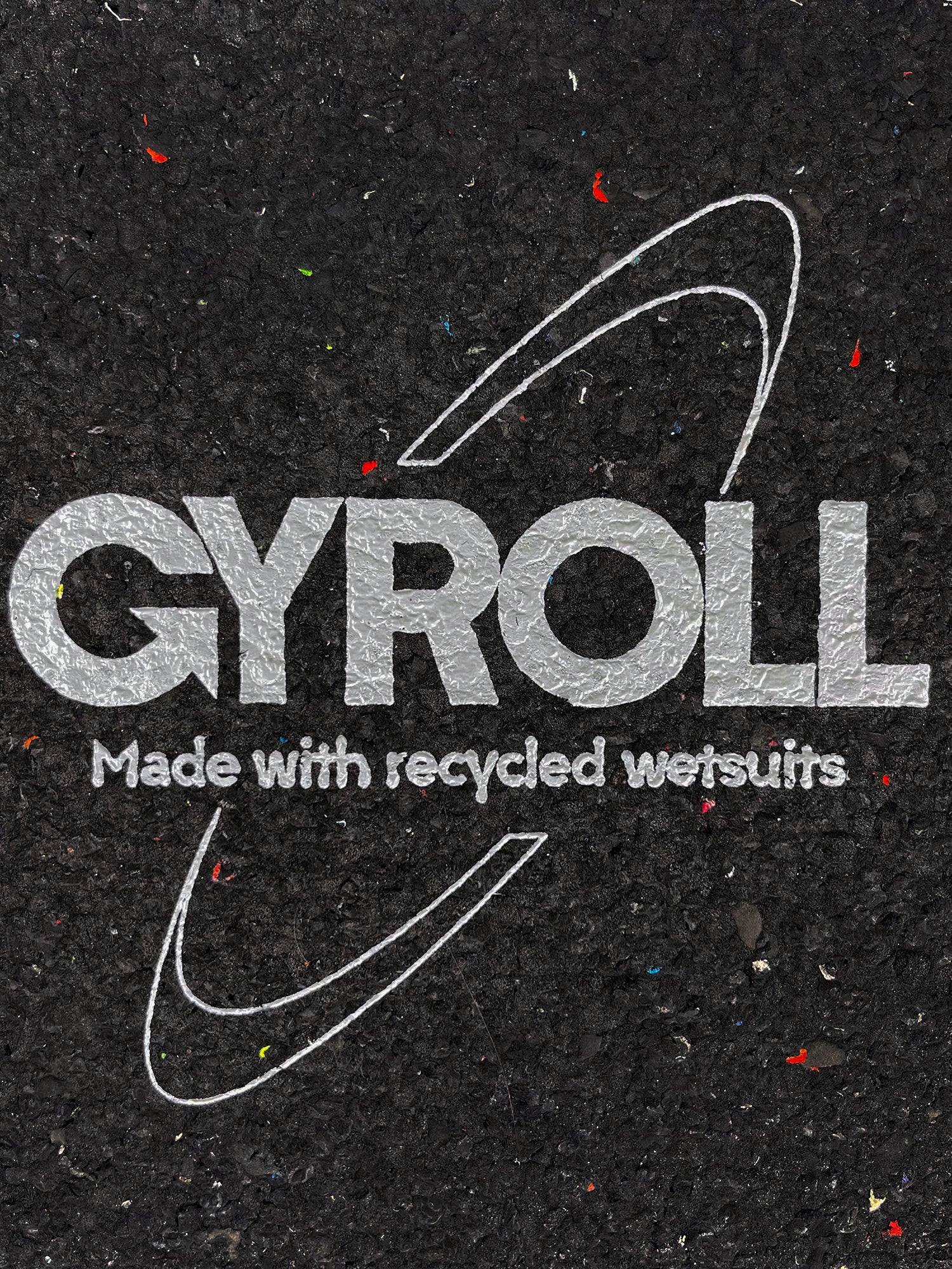 Gyroll & Lava Rubber Upcycled Yoga/Travelers Mat